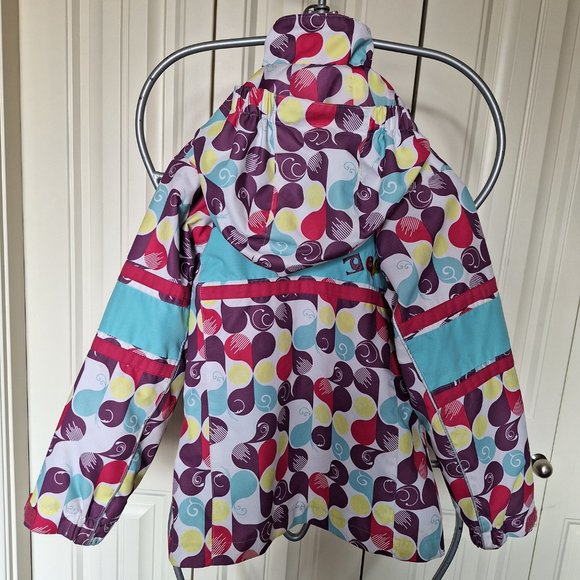 Crush Girls Size 7 Lined Rain Jacket - Picture 2 of 3